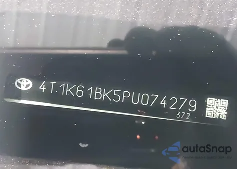 2023 Toyota Camry Xse Awd from USA, damaged, VIN 4T1K61BK5PU074279